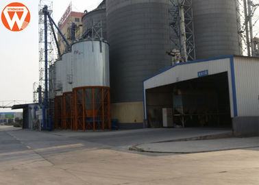 500-2500 طن صومعة تخزين الذرة / معدات تغذية الدواجن عالية القوة